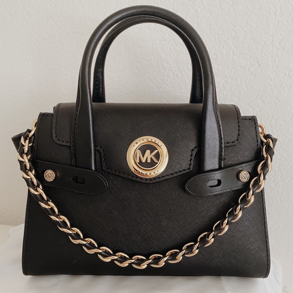 Brand new Michael Kors Carmen black leather bag